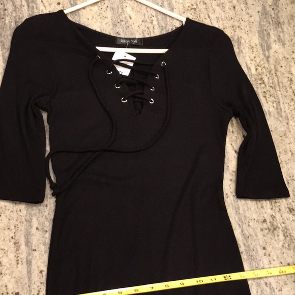 ๐SALE ๐HARPER LACE UP BODYCON DRESS - Picture 8 of 8